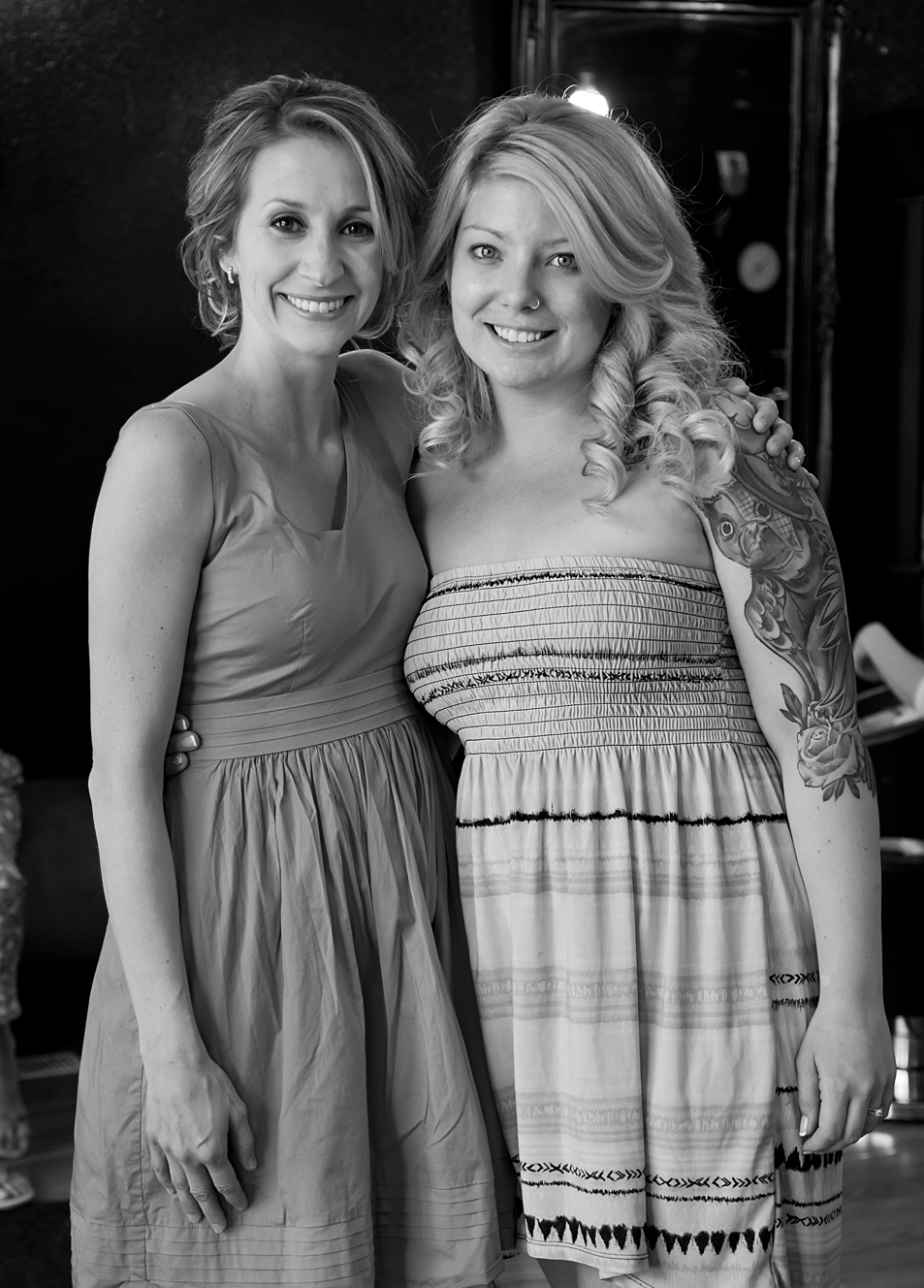 Bride and sister in-law