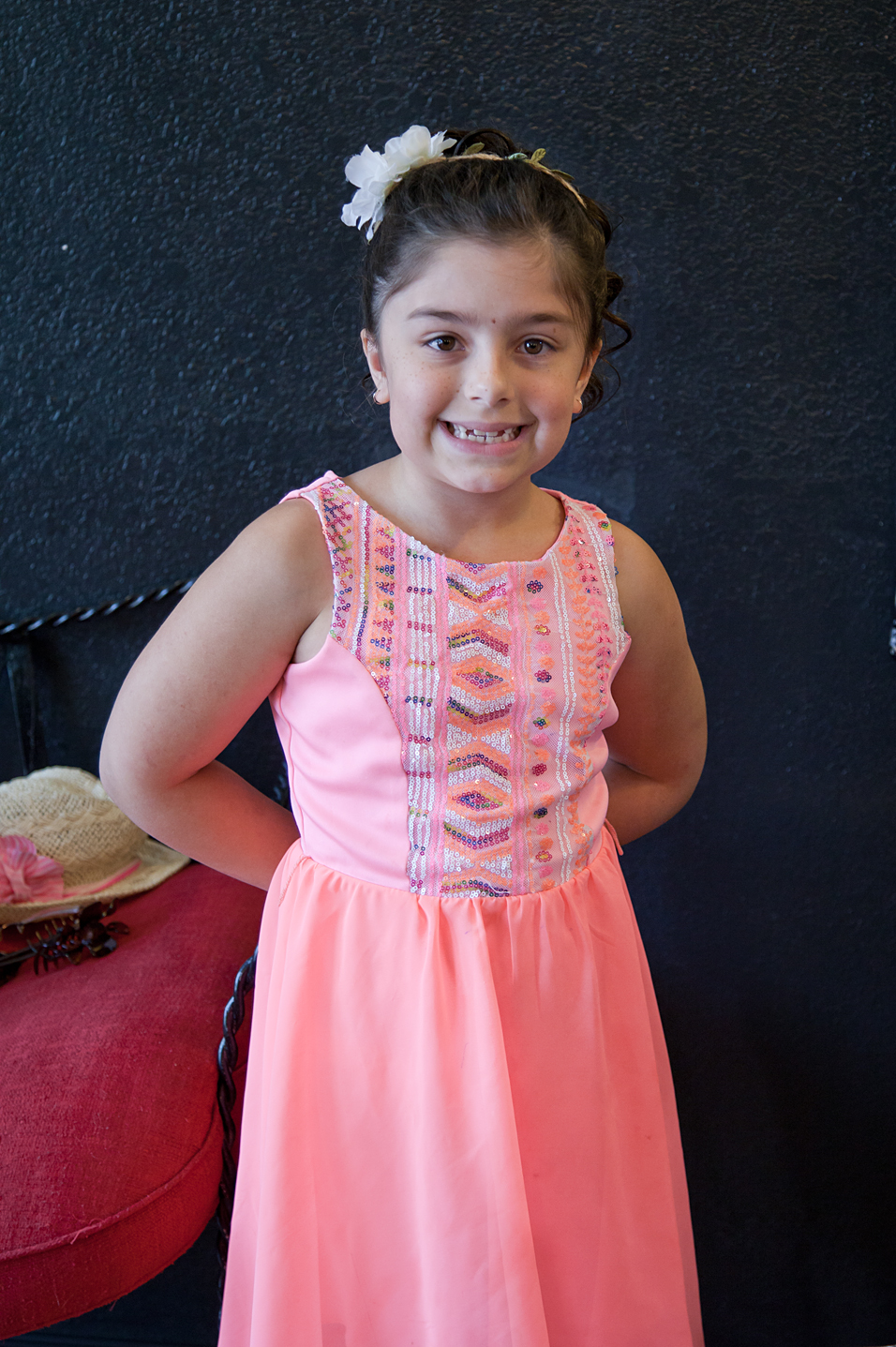 Bride's daughter/flower girl