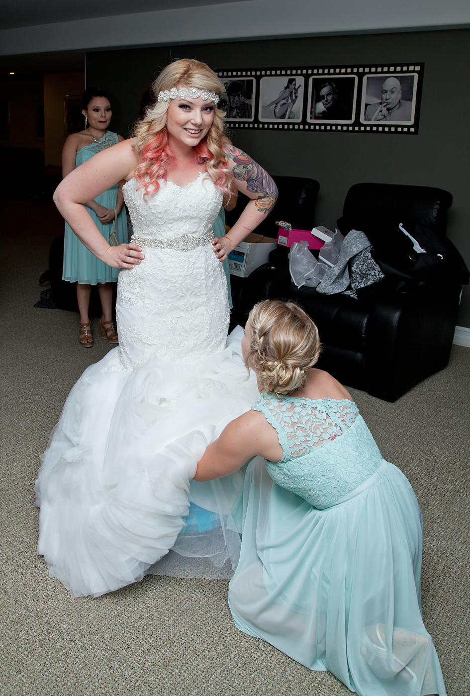 Kyra helping Whitney