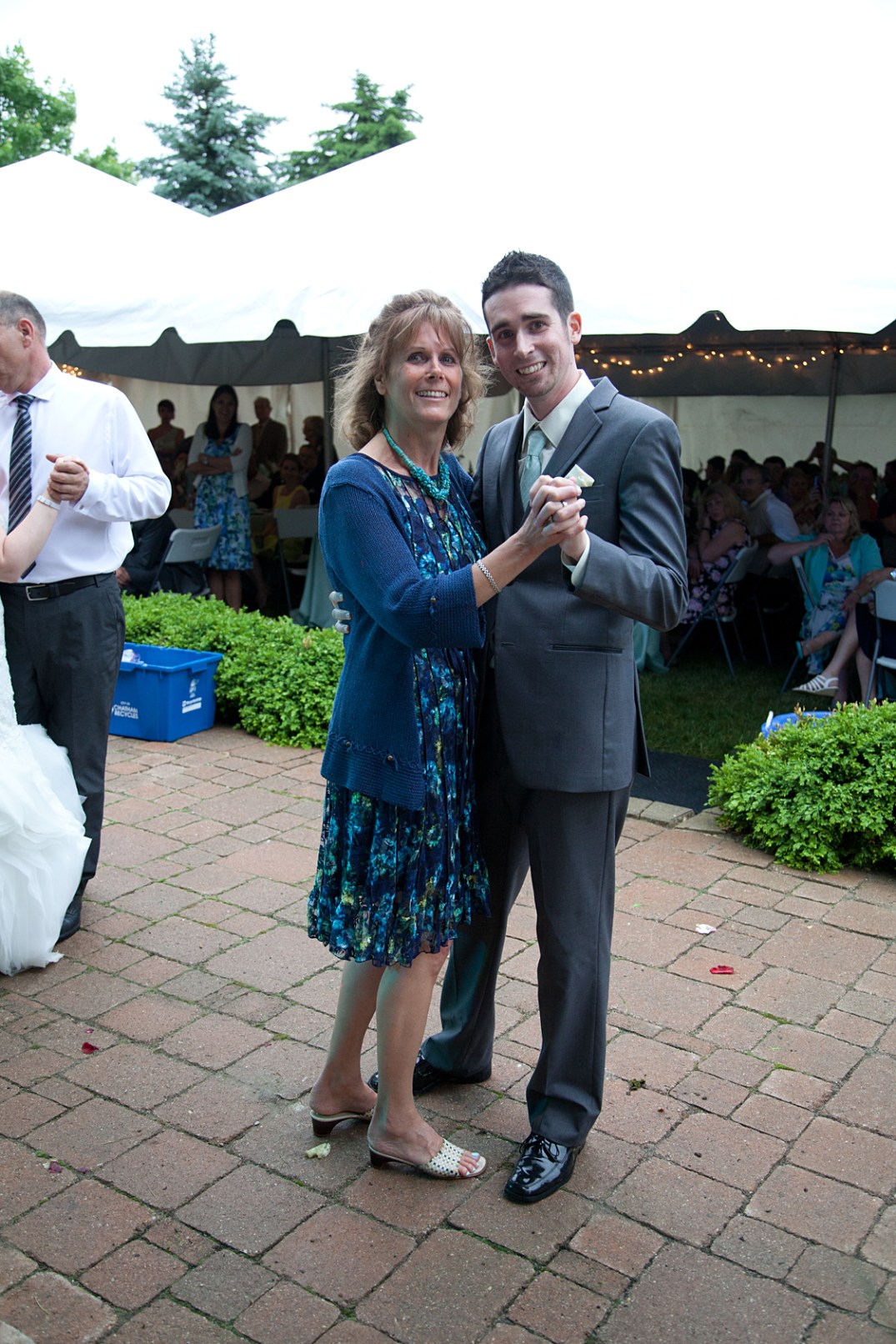 Father/Daughter and Mother/Son first dance since becoming newly weds